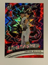 JACOB WILSON 2026 Donruss RED XPLOSION UNLEASHED /99 Athletics