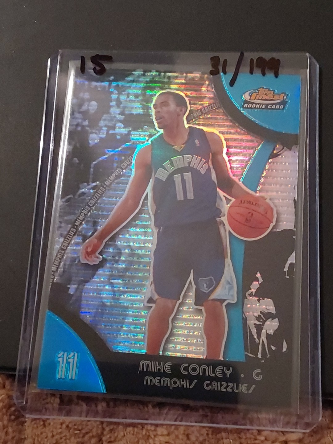 2007-08 Topps Finest - Mike Conley #61 Refractor (RC)  31/199