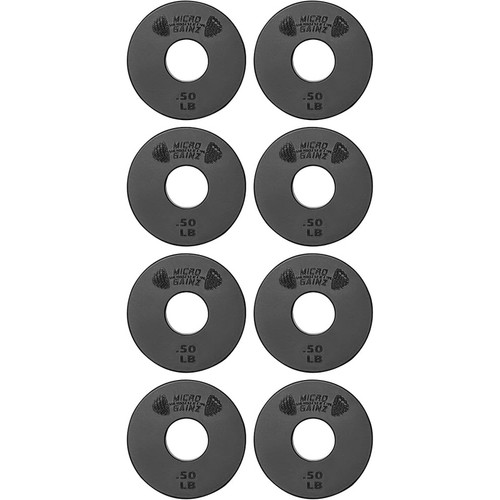 Fractional Weight Plates 1 Inch Standard Barbell .50LB Sintered Steel Set New - 第 2/7 張圖片