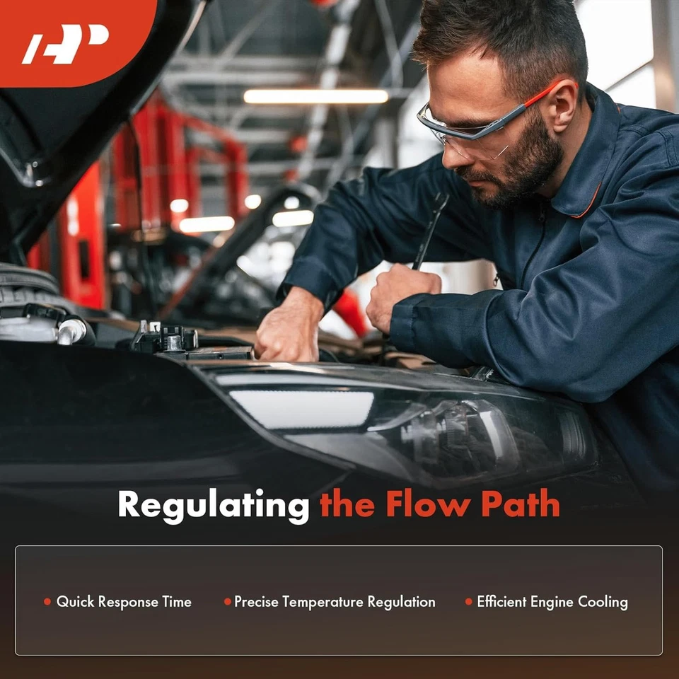 Termostato refrigerante motor con sello compatible con Ram 1500, 2500, 3500 y Jeep  Foto 3 de 4