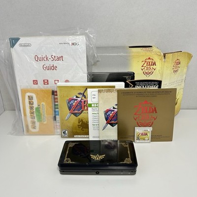 The Legend Of Zelda 25th Anniversary Limited Edition Nintendo 3DS Console CIB