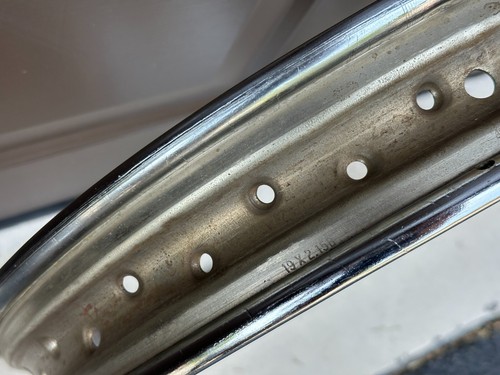 RARE New Harley 43011-52R 43011-52KR 19" K Model Wheel Rim OEM NOS #1 - Picture 5 of 10