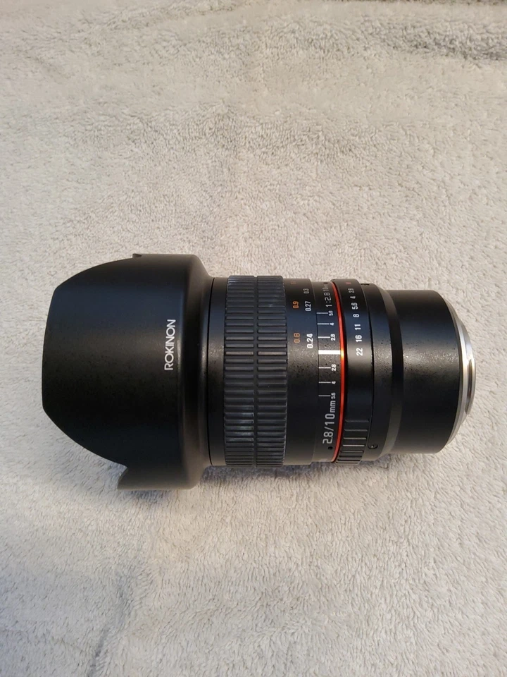 Rokinon 10mm f2.8 ED AS NCS CS lente ultra grande angular SOMENTE para montagem Canon EF-M. - Imagem 4 de 4