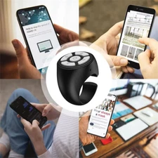 Fingertip Wireless Bluetooth Remote Control,Scrolling Remote Control Page Turner