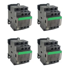 4PCS Contactor 230V coil AC 9A replace Schneider TeSys Deca Contactor LC1D09P7