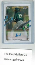 BRAYAN BUELVAS 2021 TOPPS PRO DEBUT PROSPECT AUTO OAKLAND ATHLETICS PARALLEL SP