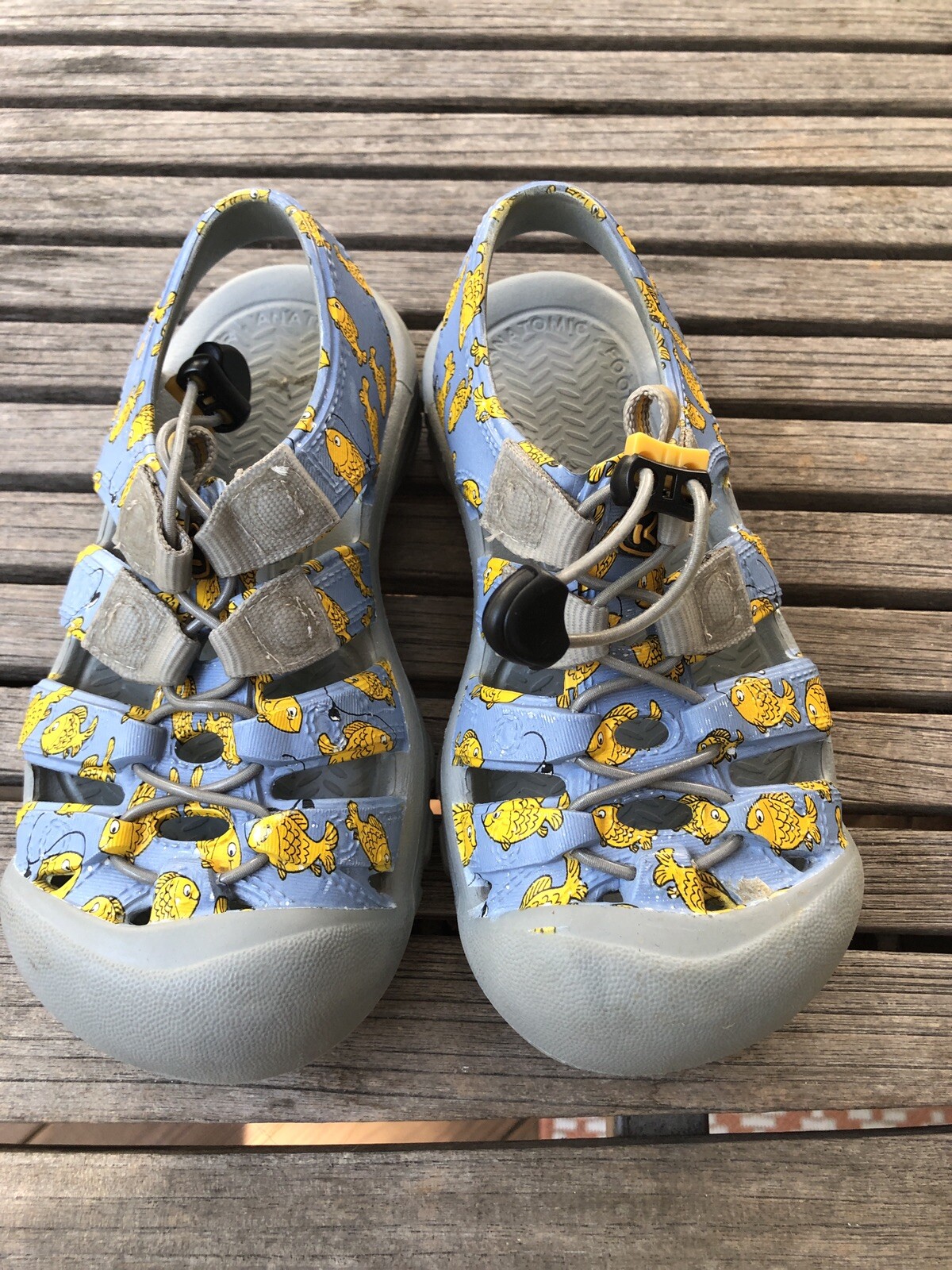 Sandali Keen Kids Newport H2 13 Dr Seuss stampa pesce gatto in cappello giallo pervinca