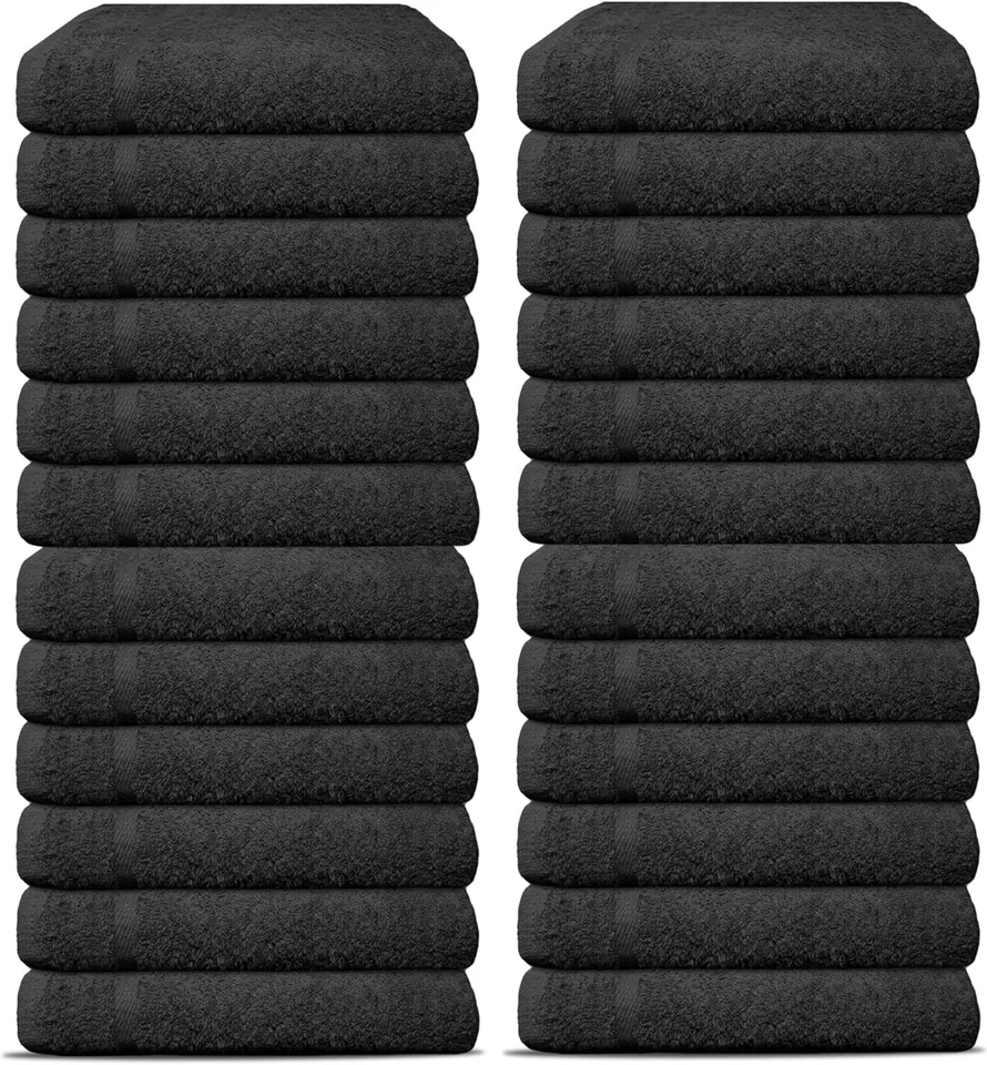 SALON TOWELS 16 x 27 INCHES LARGE GYM SPA HAND TOWELS 100% COTTON - Image 3 of 4