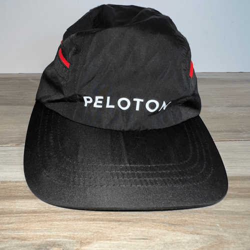 Peloton Nylon Cap Mens Black Light Weight Vented Cycling Running Hat Peloton nylon cap mens black light weight vented cycling running hat