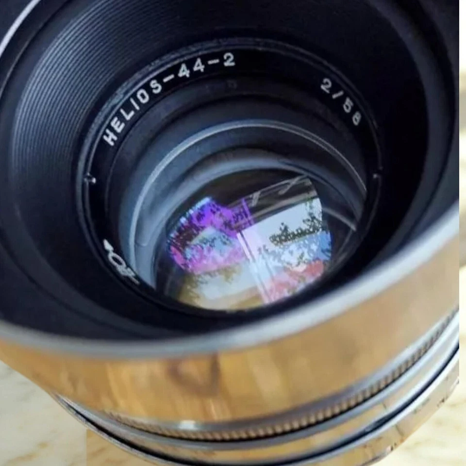 📸 Helios 44-2 58mm f/2 M42 Silver Lens USSR Soviet Bokeh Portrait Manual - Image 2 of 4