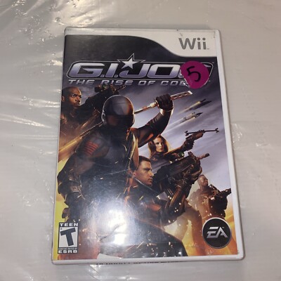 G.I. Joe The Rise of Cobra Nintendo Wii Game With Manual