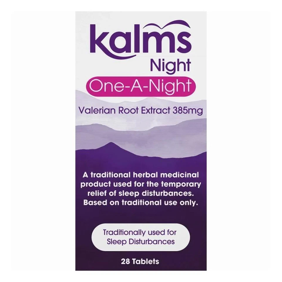 YOUR MEDICALS Kalms Night One-A-Night x28 Tablets | Hermal Medicine Used For Sleep Disturbance