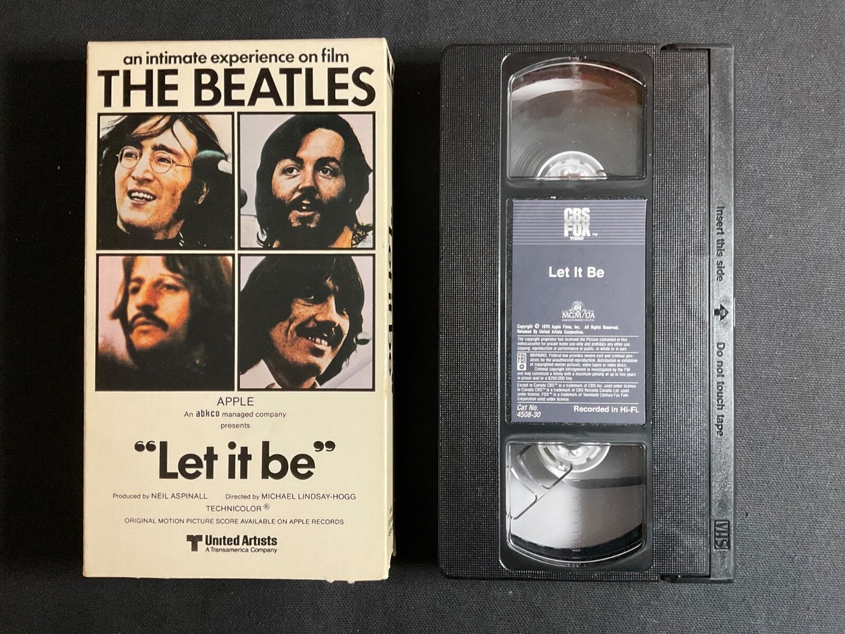 The Beatles - Let It Be - Official 1981 Magnetic Video Co., CBS