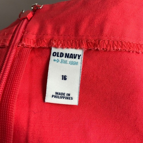 Old Navy Coral Pink Knee Length Skirt Size16 NWT NEW - Picture 6 of 6