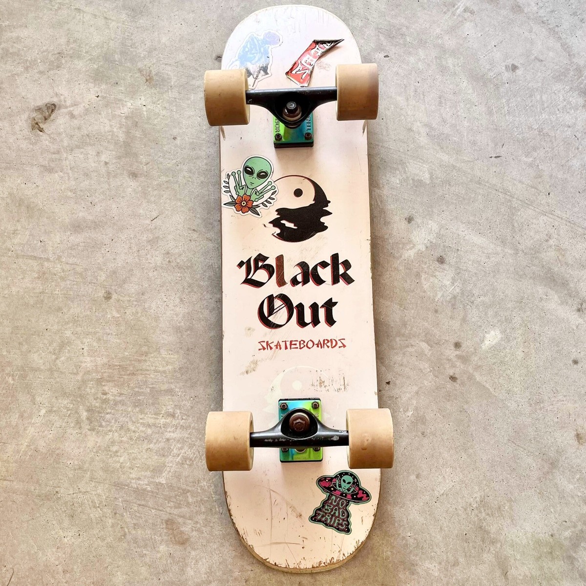 Darkroom DRKRM Black Out 32” Skateboard Deck W/ Tensor Trucks