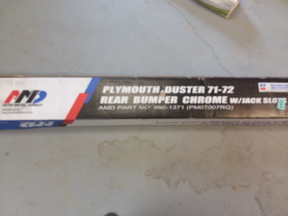 1971-72 Dodge Demon Plymouth Duster bumper  - Image 2 of 2