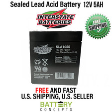 LiftMaster 485LM / Chamberlain 4228 Replacement Battery 12v 5Ah INTERSTATE SLA