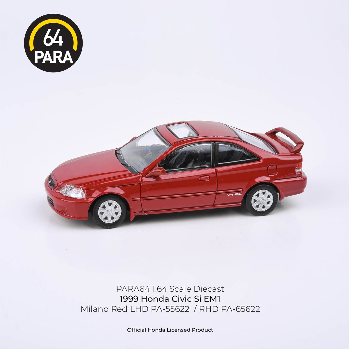 1:64 Honda Civic Si 1999 -- Milano Red -- PARA64 | eBay