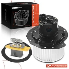 HVAC Blower Motor & Resistor Kit w/ Fan Cage Front for F-150 F-250 87-96 F-350