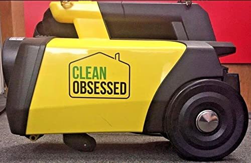 Clean Obsessed Canister Vacuum Cleaner for Carpet and Hard Floors, Portable