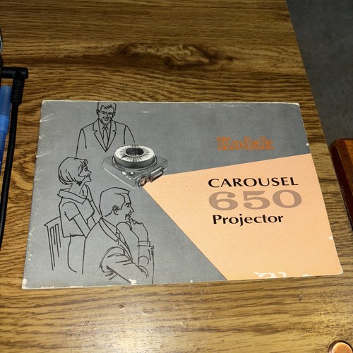 Kodak Carousel 650 libretto manuale proiettore 1969, 19 pgs - Foto 1 di 6