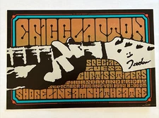 Eric Clapton Signed Original 1992 Concert Poster From Shoreline Amphitheatre BGP