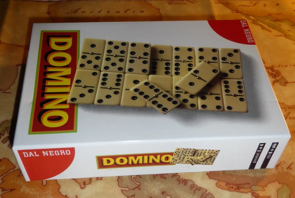 Dal Negro - Domino da 1 a 4 Giocatori - Solo Tolto dal Cellophane - Immagine 2 di 4