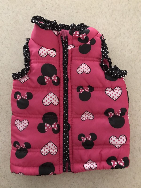 TODDLER GIRLS DISNEY VEST SIZE 12m