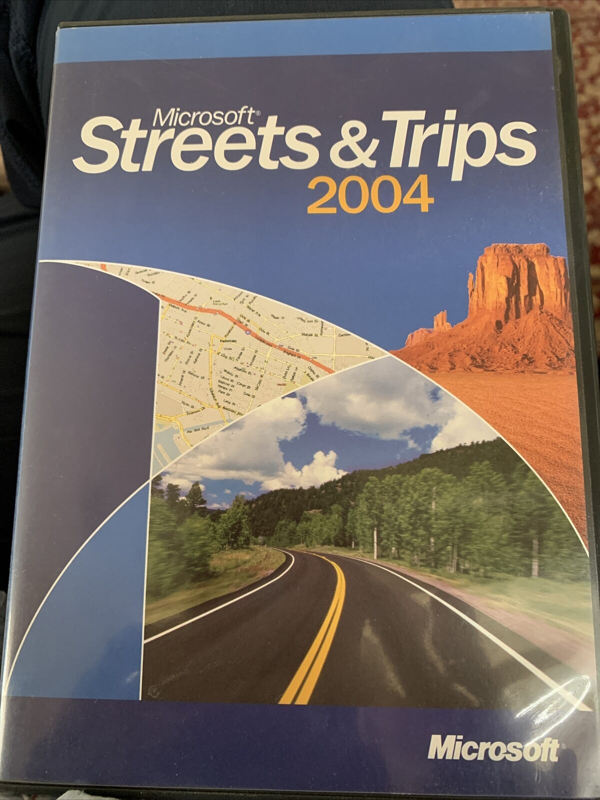 2004 Microsoft Streets and Trips Software 2 CD Set complete excellent used 