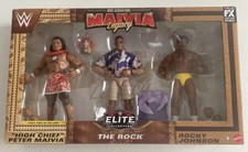 WWE Mattel Elite Generations Maivia Legacy 3 Pack High Chief Rocky Johnson Rock