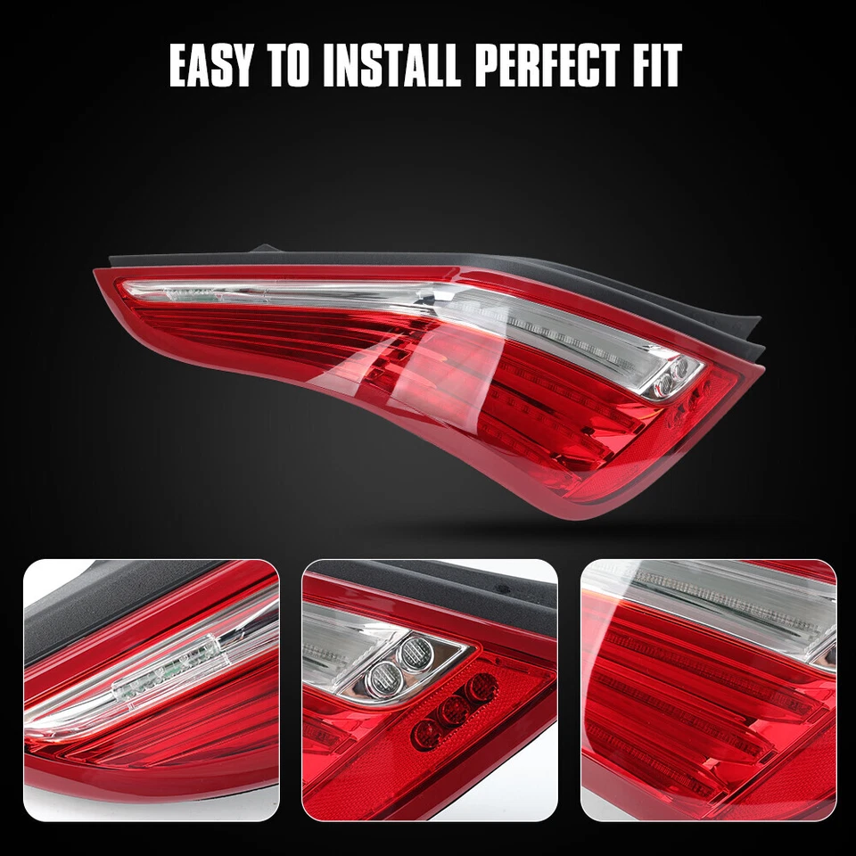 Luz trasera izquierda conductor para Jaguar XJ XJL XJR 2010 11 12 13 2015-2016 lámpara trasera Foto 3 de 4