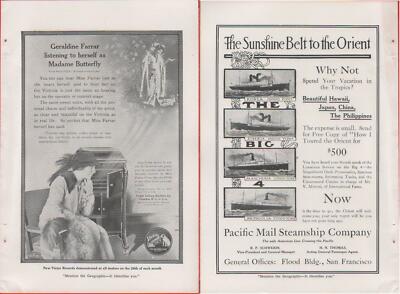 Victor Talking Machine Co. Camden N.J./Pacific Mail Steamship Co. 1914