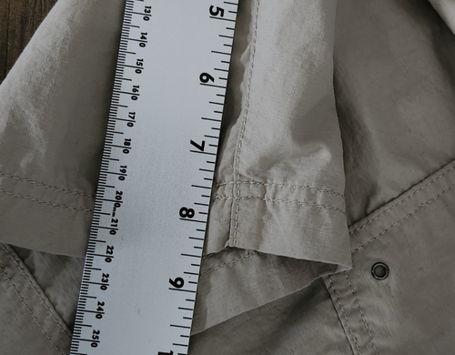 Croft & Barrow Cargo Shorts Herren 52 Khaki Hellbraun Gürtel Elastisch Wandern Angeln - Bild 15 von 16