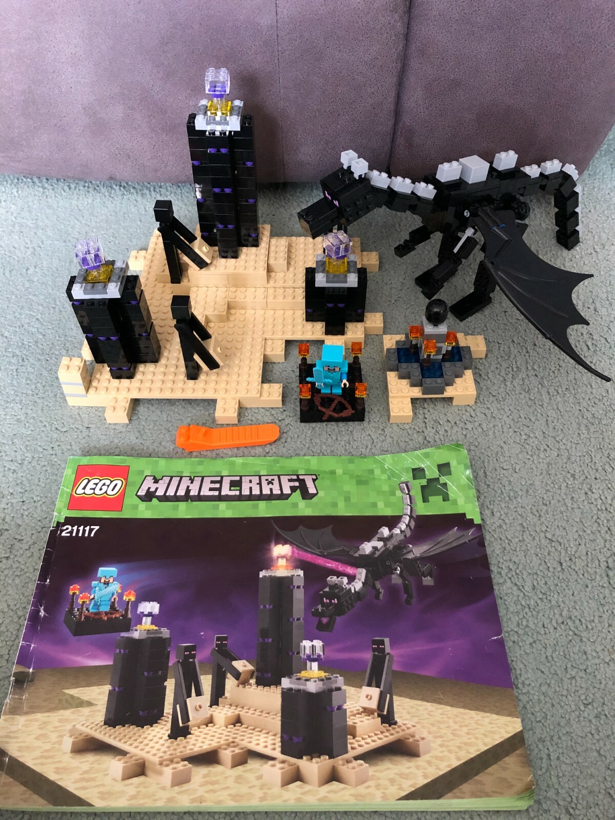 Lego Minecraft The Ender Dragon For Sale Online Ebay