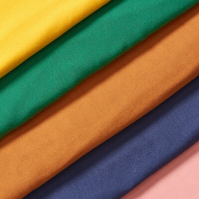 DTY Fabric Jersey Knit Brushed Stretch Polyester Spandex By The Yard & Wholesale