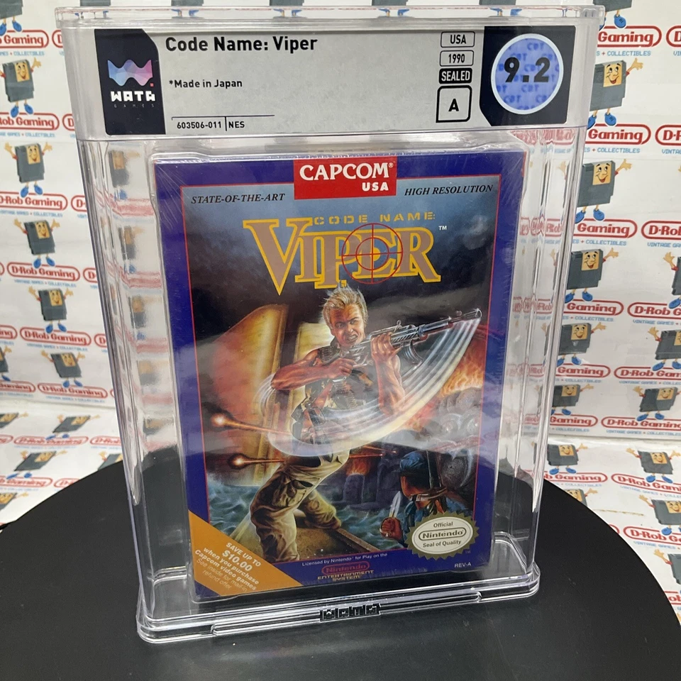 Code Name Viper CAPCOM Super New Sealed VGA WATA CGC Gamecube NES SNES Contra - Image 4 of 4
