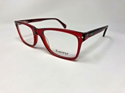 TUSCANY EYEWEAR 601-03 Eyeglasses Frame 54-18-145 Wine Red Crystal CO37
