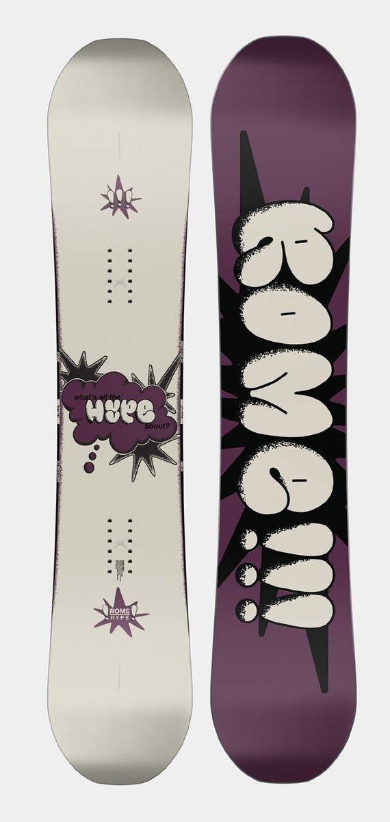 Rome SDS Women's Hype Snowboard Size 143 cm, True Twin, New Rome SDS Women's Hype Snowboard Size 143 cm, True Twin, New