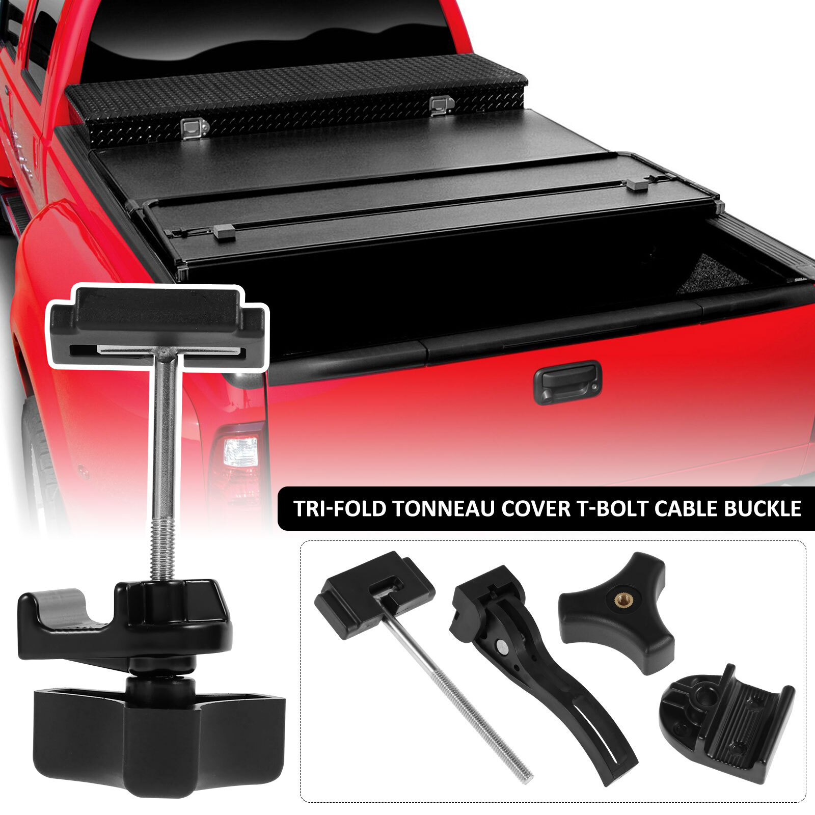20Pcs Tonneau Cover Replacement Clamps Hard TriFold Tonneau Cover Bolt