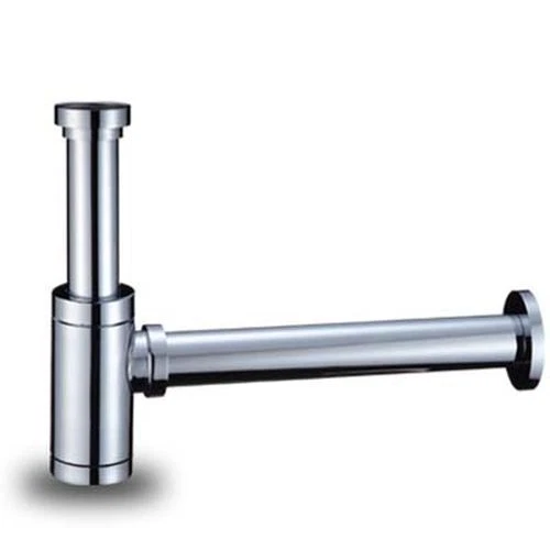 DESIGNER EDEL SIPHON RUND | LUXUS SIFON | CHROM MESSING | DESIGN SYPHON | MASSIV