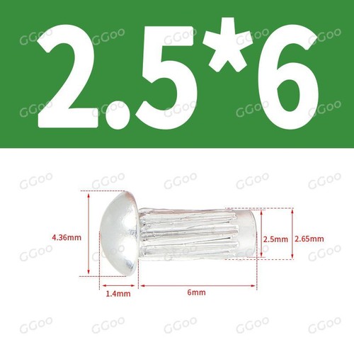 Solid Aluminium / Copper Round Head Hammer Rivets M2 M2.5 M3 M4 - 第 24/51 張圖片