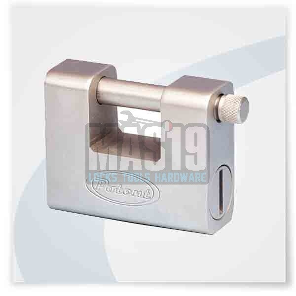 Lucchetto Acciaio Monoblocco Potent 2950PC.15 84mm per Alta Sicurezza