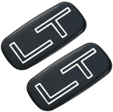 2X NEW LT Pillar Roof Side Body Emblem Badge Trim 99-07 15036136 Chrome Black