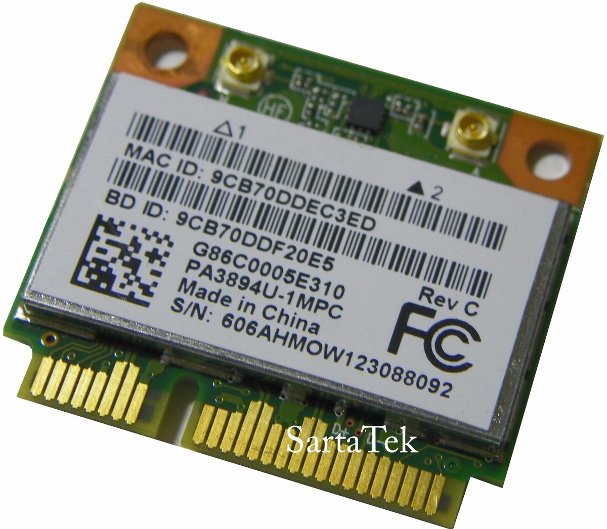 Toshiba OEM G86C0005E310 Atheros AR5B195 802.11n Wireless