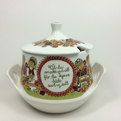 Folklore FIGGJO FLINT Norway turi design Turi Gramstad-Oliver Suppenterrine groß