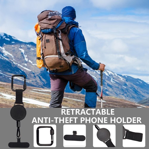 Retractable Anti-Theft Phone Holder Cellphone Lanyard Strap Smartphone - Picture 9 of 12