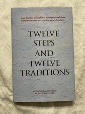 Twelve Steps and Twelve Traditions Trade Edition by Anonymous (2002, Hardcover)