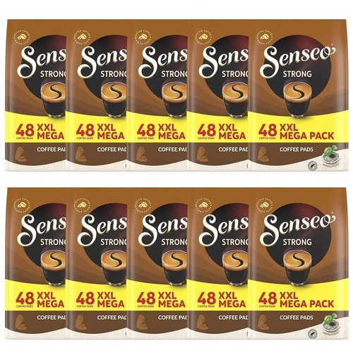 48 Count Strong Dark Roast Coffee Pods - Ideal for Brewing Hot or Iced Coffee - Picture 3 of 11
