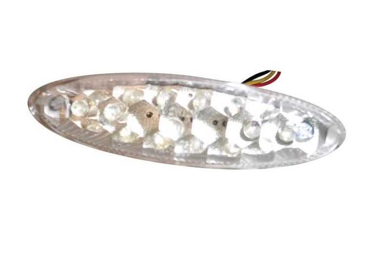 Feu arrière à LED petit modèle idéal pour les sorties nocturnes en moto