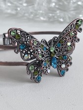 Verzauberter Schmetterling Kristall Armreif A...